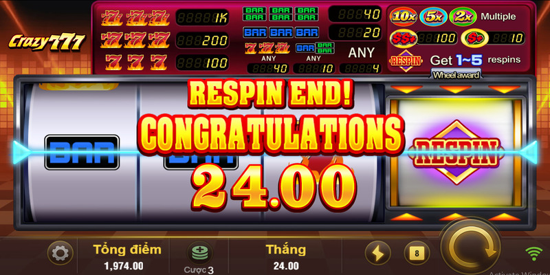 Trải Nghiệm Game Siêu Nổ Hũ 777 Cực Phê Tại NEW88 7 Nổ hũ Crazy 777